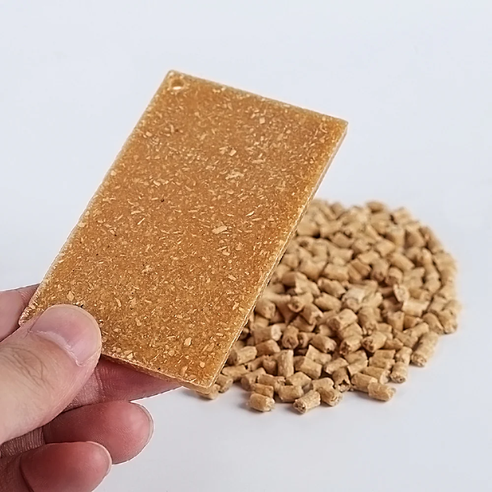 手持红松纤维PP母粒注塑样板